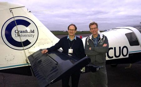 cranfield university test plane