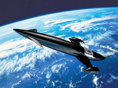 Spaceplane in orbit