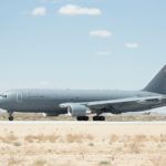 Pegasus arrives at Edwards Air Force base for desert tests