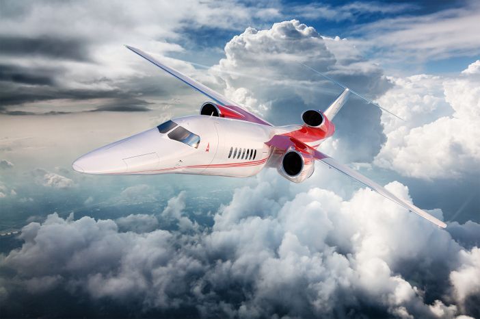 Aerion AS2 in Clouds