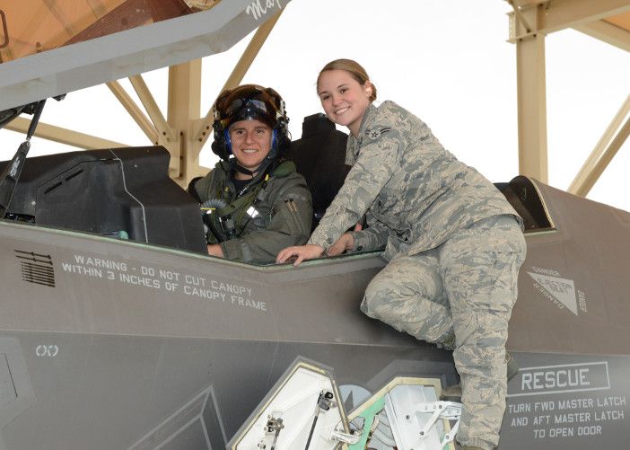 F-35 female pilot