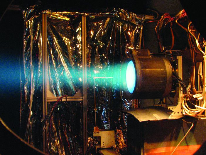 A T6 ion thruster 
