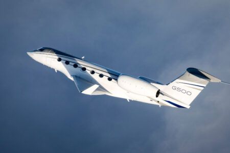 G500 in flight