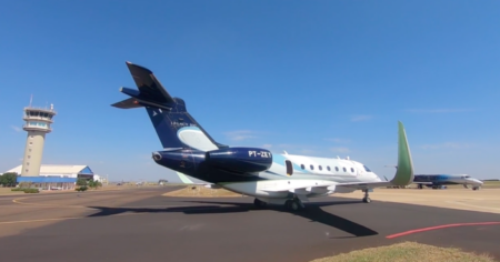 Embraer autonomous taxi test