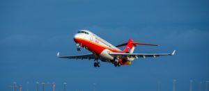 Comac's ARJ21 is a twin-engined regional jet that has recently been tested with a redesigned flight deck