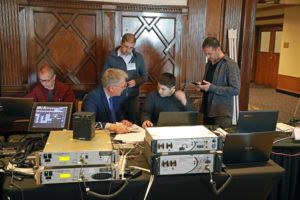 A FAA-organized event held earlier this year saw 14 suppliers of VOIP technology test the interoperability of their systems