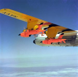 The DC-130 was modified to launch target drones, in this case the BQM-34S Firebee (Photo: PHCS RL Lawson/US Navy)
