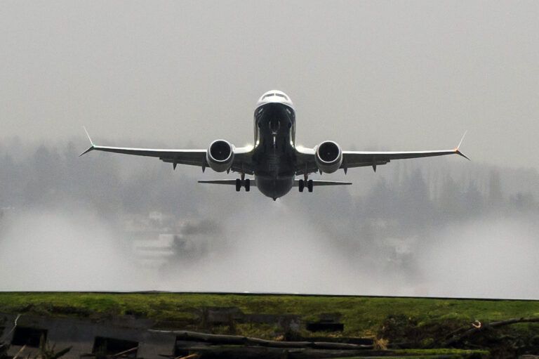 Boeing’s 737 Max 8 was certified by the FAA in 2017, the airplane is seen here taking off over Lake Washington (Photo: Matthew Thompson/Boeing)