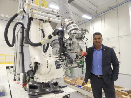 Waruna Seneviratne, director of the Advanced Technologies Lab for Aerospace Systems at the National Institute for Aviation Research at Wichita State University