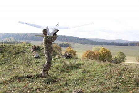 US Army drone launch