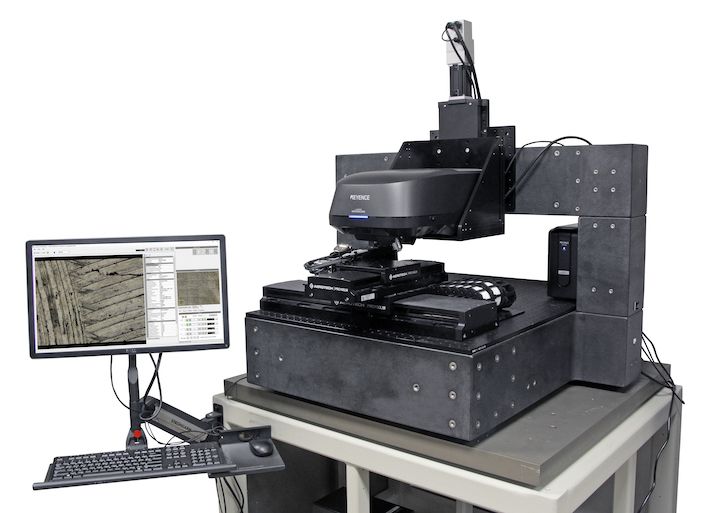 Keyence VK-X1000 3D laser scanning microscope