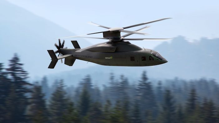 Defiant X helicopter