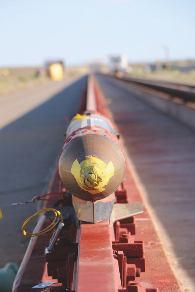 sled rocket testing