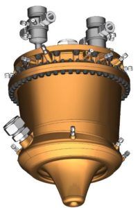 Aerospike en­gine de­sign draw­ing