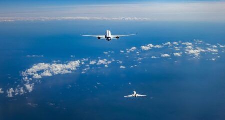 A350 and Falcon