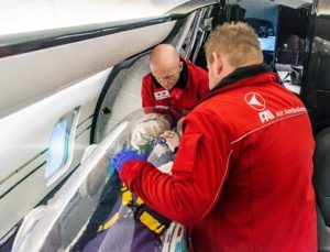 The FAI Air Ambulance service has three EpiShuttles it used throughout the pandemic