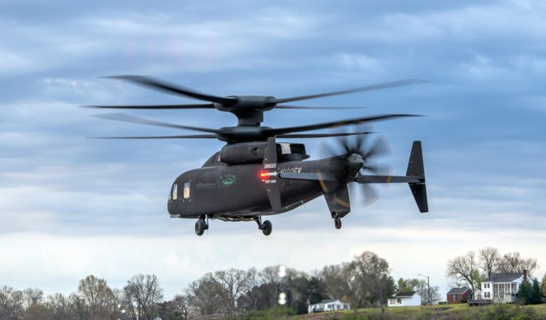 The Lockheed Martin Sikorsky-Boeing SB>1 Defiant helicopter flew 700 nautical miles from West Palm Beach, Florida to Nashville