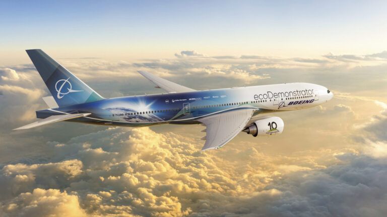 In 2022, the Boeing ecoDemonstrator program will leverage a 777-200ER for the future of testing and collaboration (Photo: Boeing)