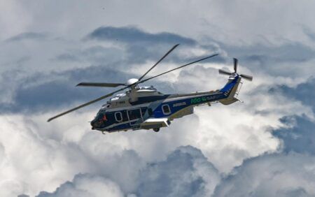 An Airbus H225 has performed the first ever helicopter flight with 100% sustainable aviation fuel