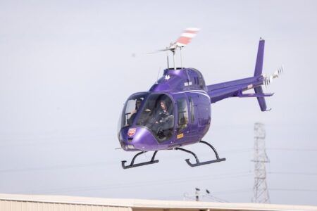 Bell 505 flight