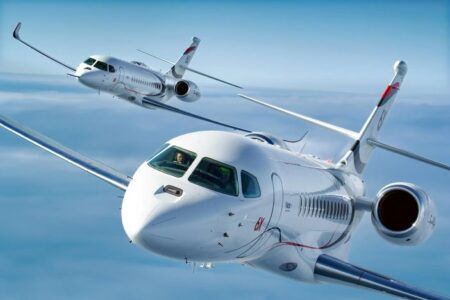 Falcon 6X aircraft