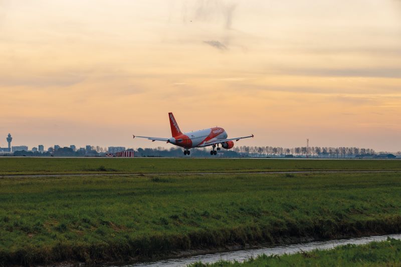 Easyjet aircraft taking off