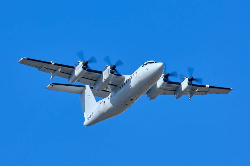 The EPFD project Dash 7 test aircraft