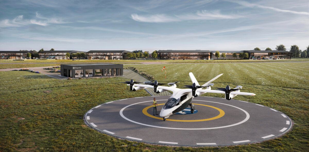 Vertiport First look at UK vertiport revealed as planning secured | Aerospace ...