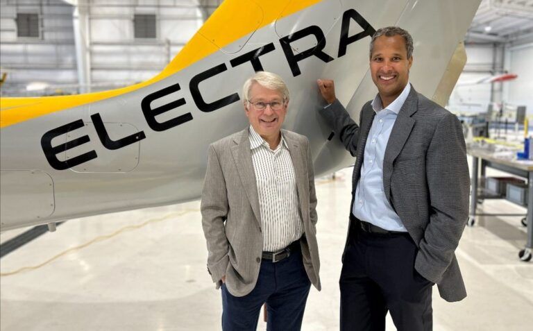 Electra Founder and Chairman John S. Langford (left), and Electra CEO B. Marc Allen (right)