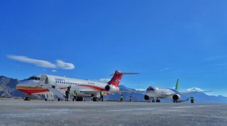 C919 and ARJ21 commercial aircraft