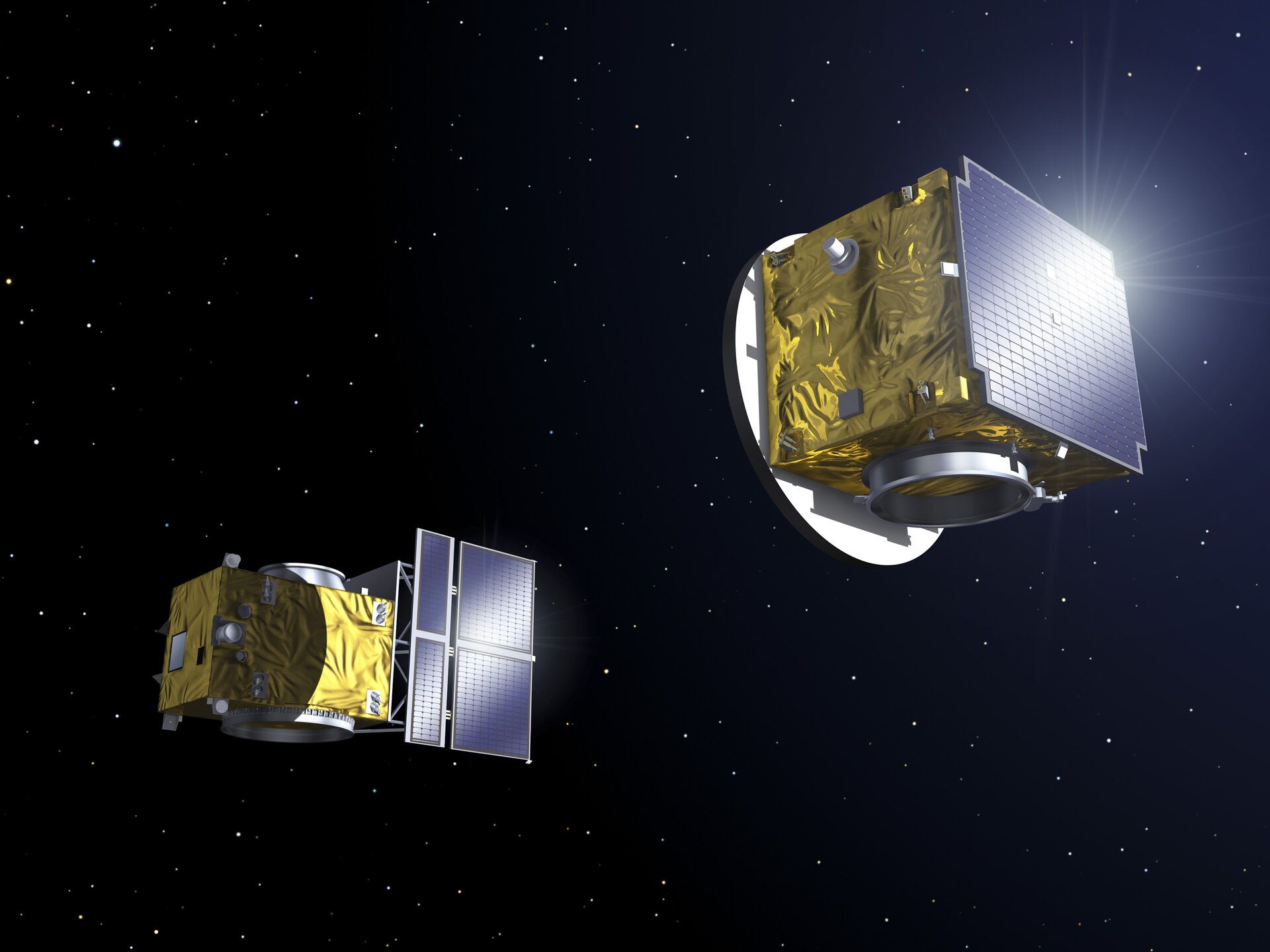 Proba-3 in space