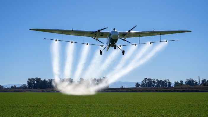 Automated crop sprayer aircraft