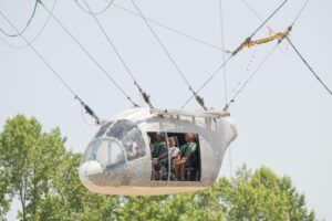 eVTOL aircraft body before drop test