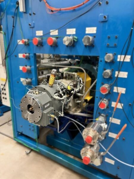 Clarke Pitchline high-performance gearbox with hexagonal housing and precision output shaft assembly