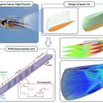 Peregrine falcon inspires hydrogen aircraft heat exchanger fins