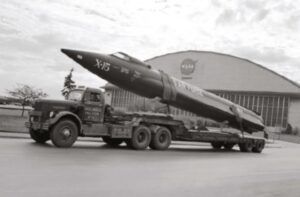 NASA heritage photo of hypersonic test vehicle