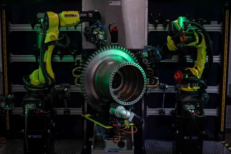 Behind the scenes with GE Aerospace's robotic jet engine inspectors ...