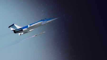 Starfighters completes wind tunnel test campaign for air-launch vehicle Starfighters aircraft releasing Starlaunch 1 vehicle during simulated air-launch sequence