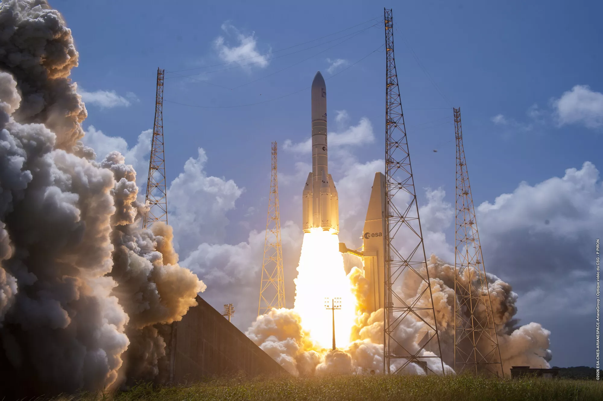 Arianespace launches full-power Ariane 64 rocket for Amazon
