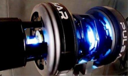 Pulsar Fusion achieves first plasma in nuclear fusion rocket test Pulsar Fusion's Sunbird exhaust test system producing first plasma, with blue ionized gas visible inside the cylindrical reactor assembly