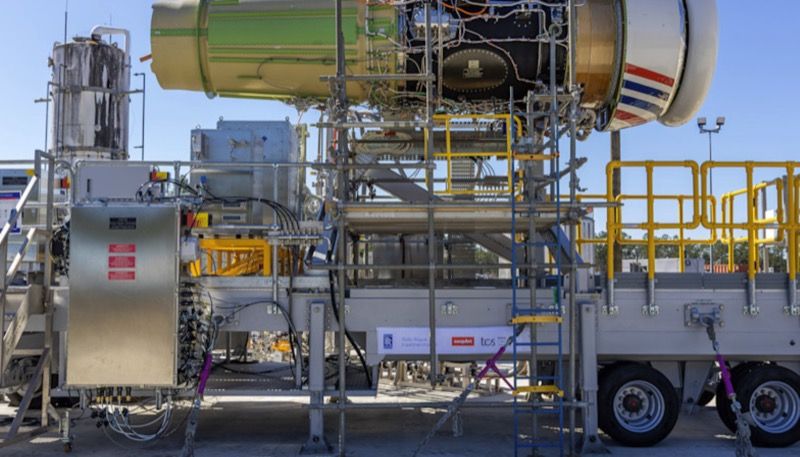 Swansea University testing capabilities support world-first hydrogen aero engine test