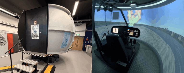 Researchers at the University of Glasgow have developed flight simulation software capable of modeling the complex interactions between helicopter rotors, wildfire behavior and water drops in real time