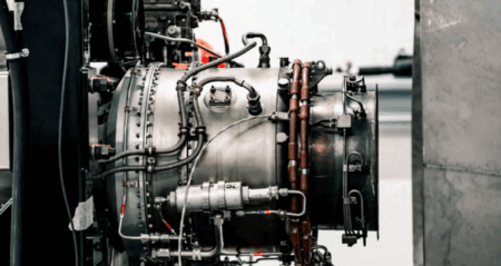 Vertical Aerospace hybrid-electric powertrain mounted on the HYPER test rig