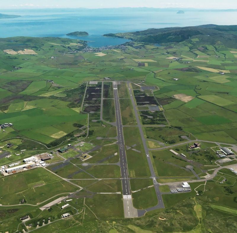 Machrihanish aerial shot