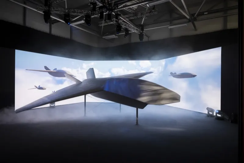 BAE Systems unveils Brontanax uncrewed combat aircraft at Farnborough | Aerospace Testing International