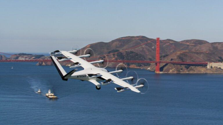 Archer completes piloted Midnight eVTOL flights over San Francisco Bay Archer’s white Midnight air taxi, registration N703AX, in forward flight over San Francisco Bay with the Golden Gate Bridge behind